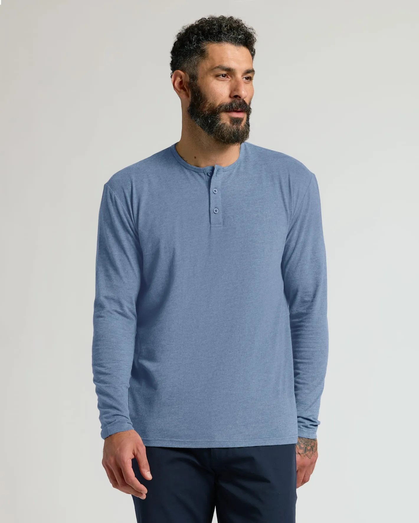 Seasonal Classic Long Sleeve Henley 3-Pack sold by True Classic product image thumbnail 5