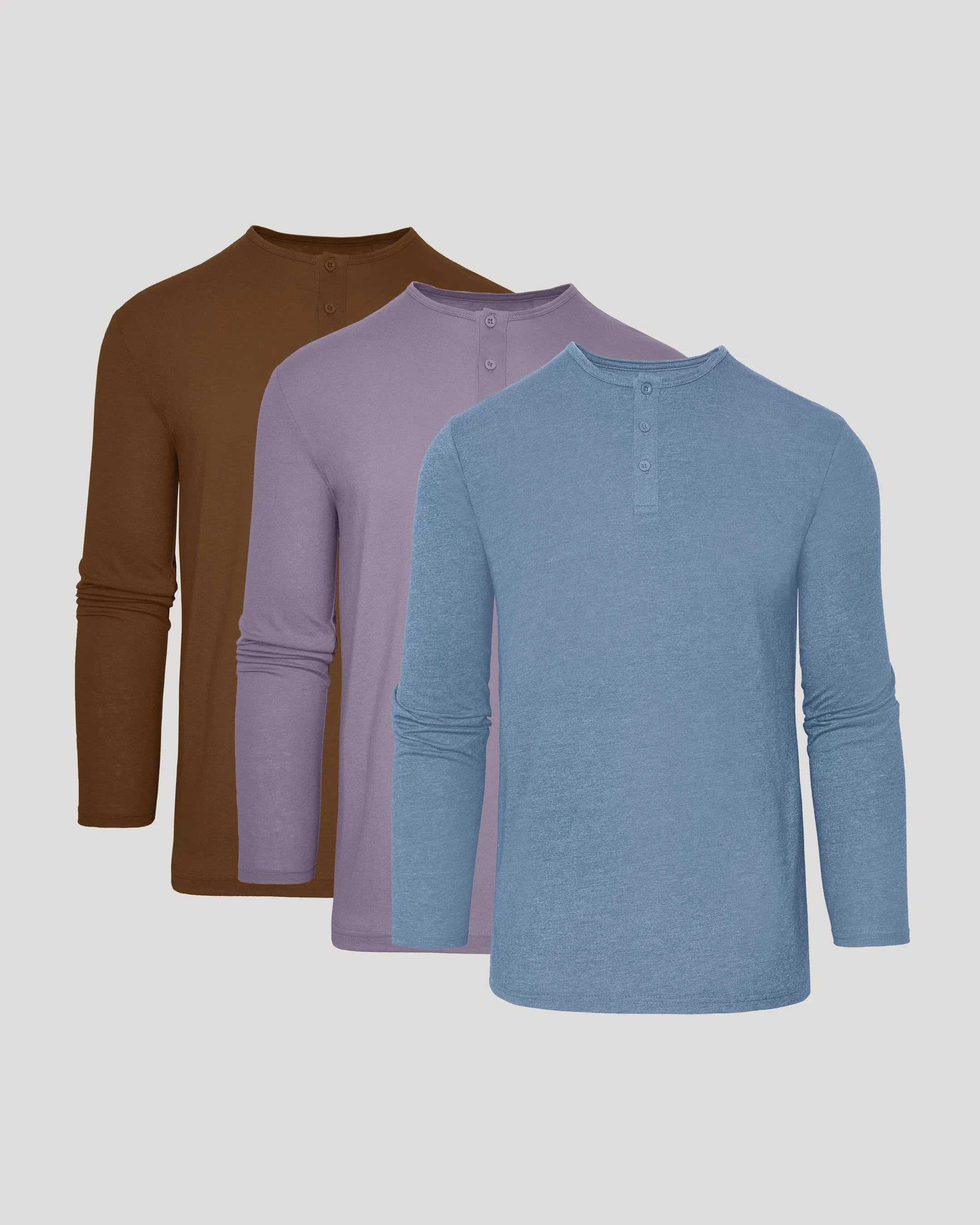 Seasonal Classic Long Sleeve Henley 3-Pack sold by True Classic