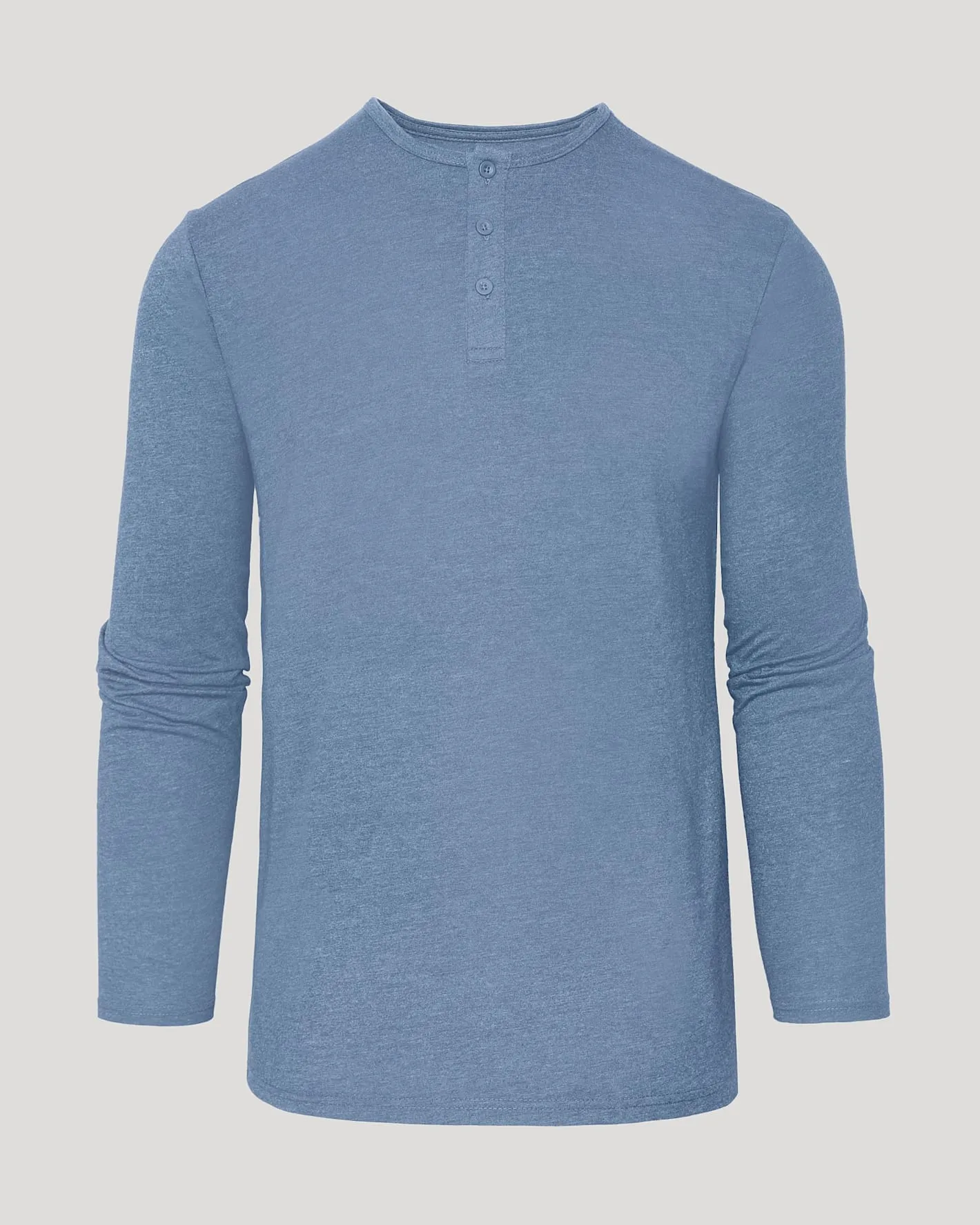 Dark Heather Vintage Navy Classic Long Sleeve Henley sold by True Classic product image thumbnail 2