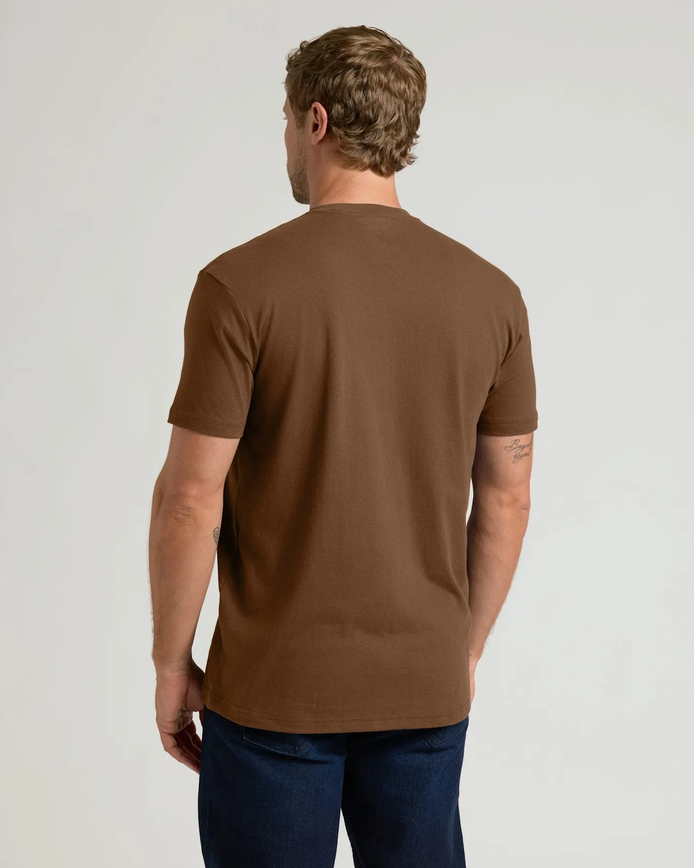 Sepiawood Classic Crew Neck sold by True Classic product image thumbnail 3