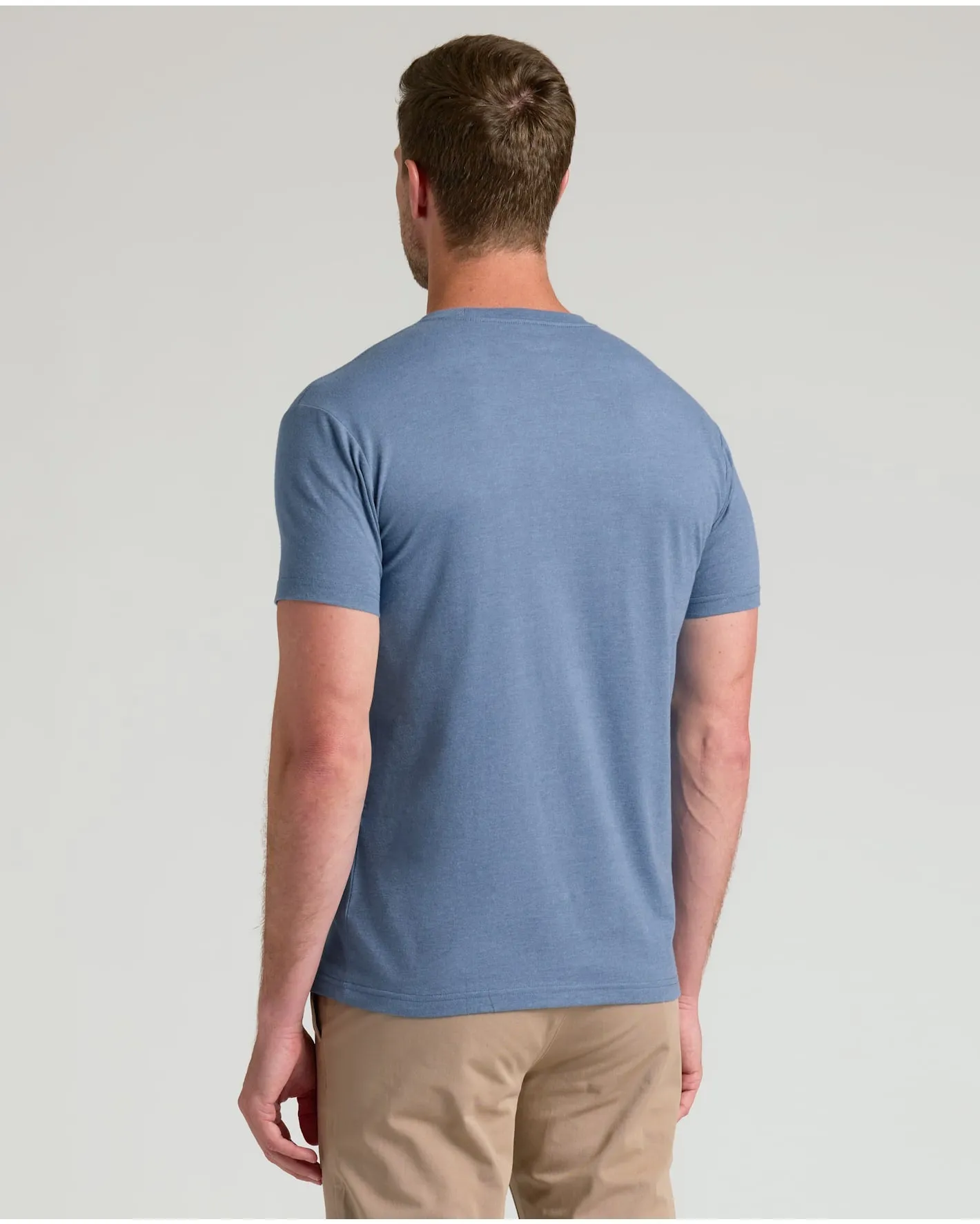 Dark Heather Vintage Navy Classic Crew Neck sold by True Classic product image thumbnail 3