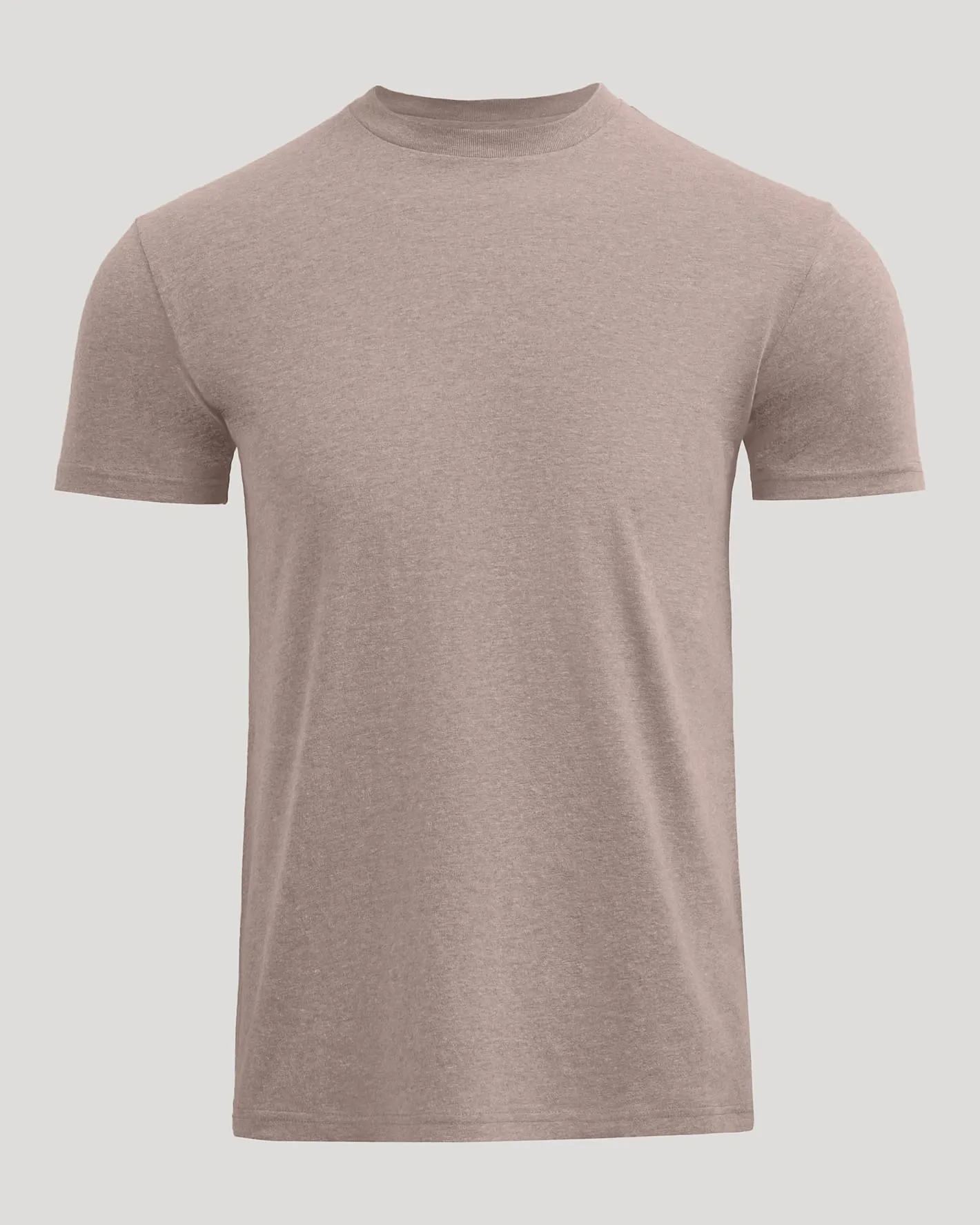 Dark Heather Truffle Classic Crew Neck sold by True Classic product image thumbnail 2