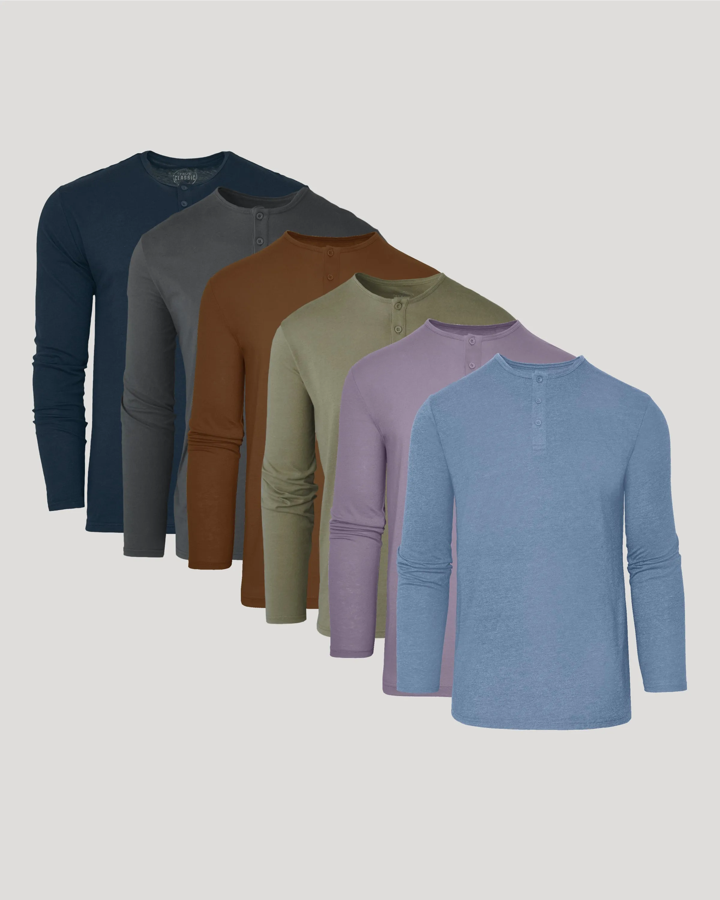 Seasonal Classic Long Sleeve Henley 6-Pack sold by True Classic