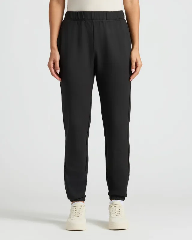 Womens Black Relaxed Joggers sold by True Classic