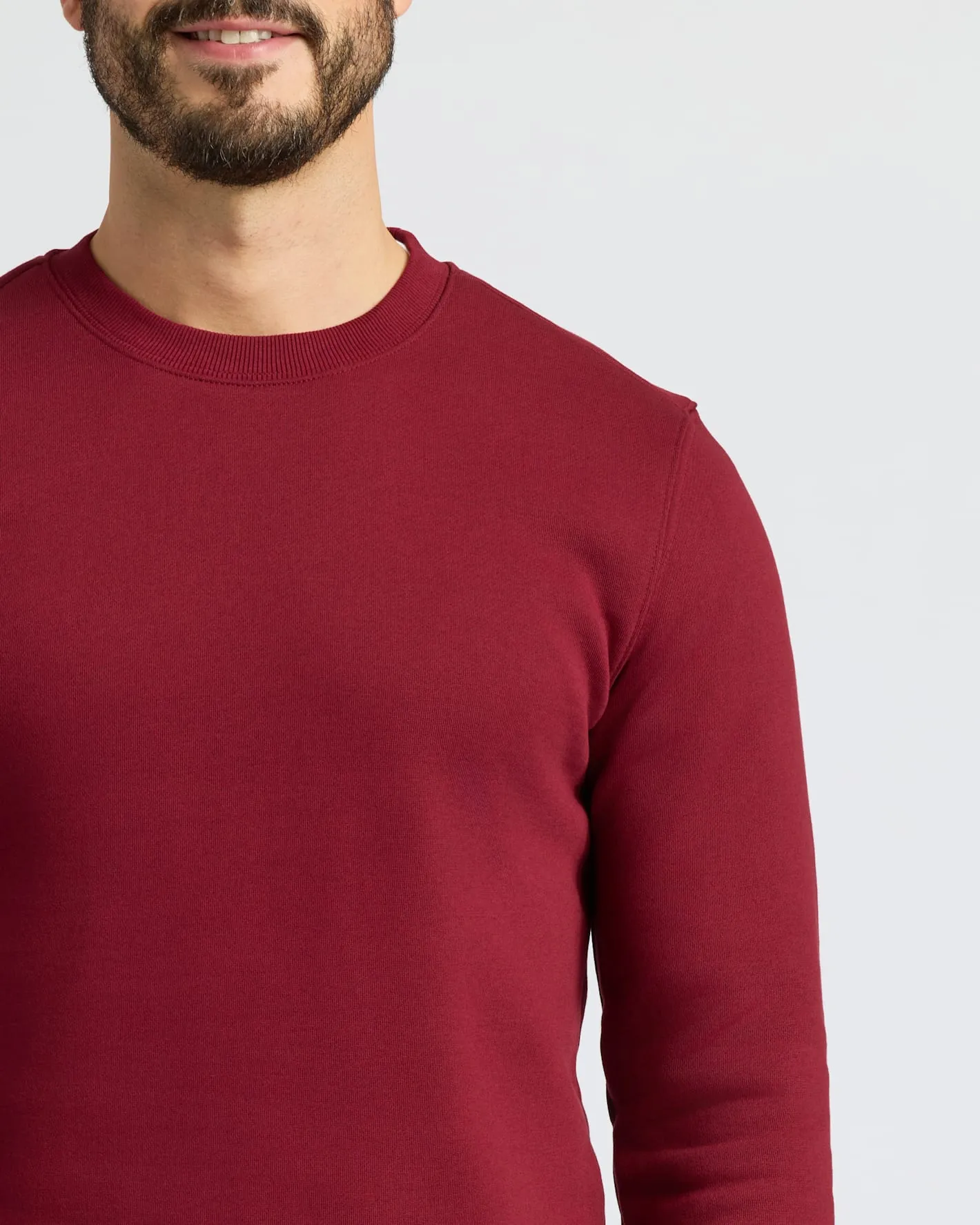 Dark Maroon Pullover Fleece Crew & Jogger 2-Pack sold by True Classic product image thumbnail 5