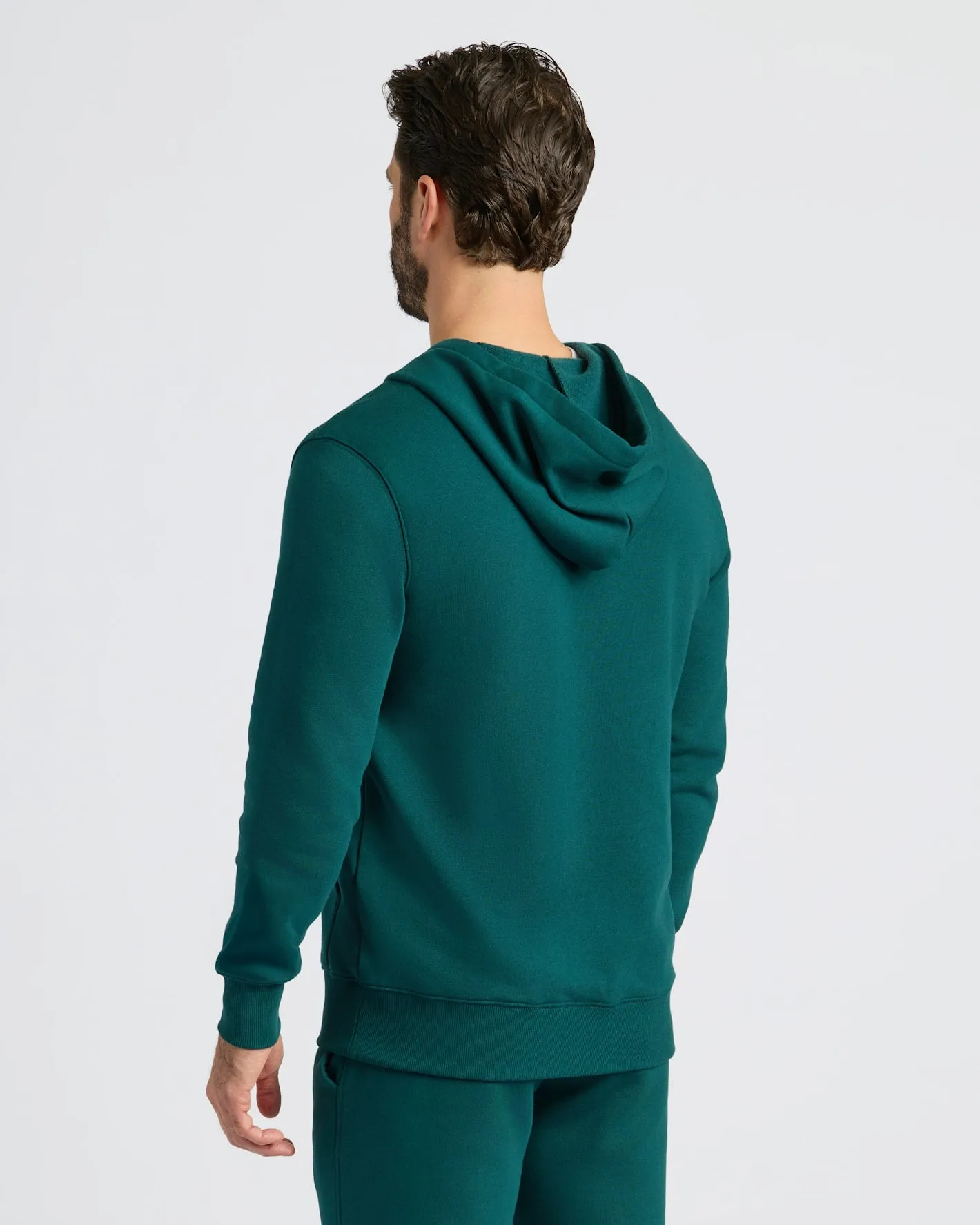 Deep Emerald Full Zip Fleece Hoodie & Jogger 2-Pack sold by True Classic product image thumbnail 4