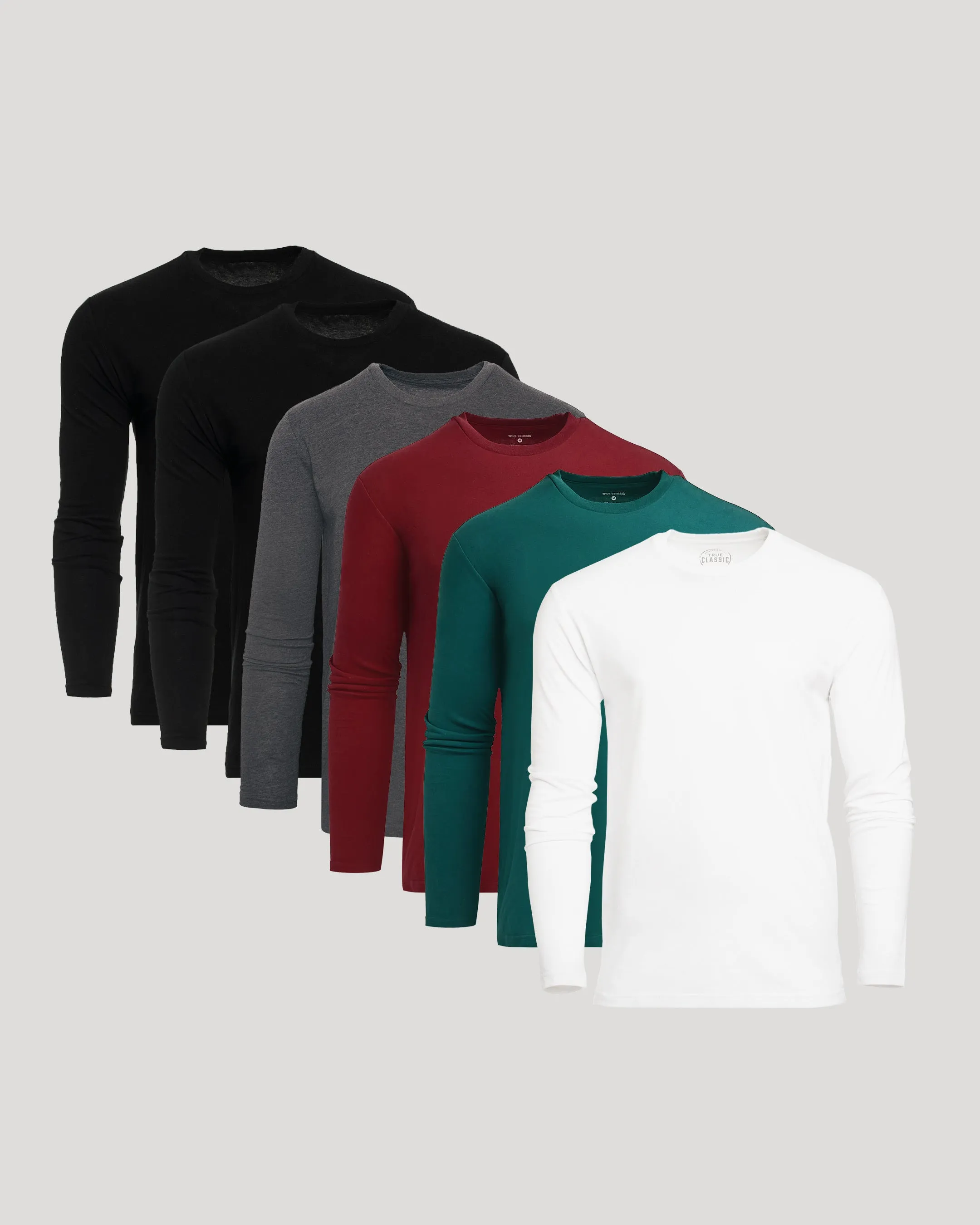 Classic Long Sleeve Crew Neck 6-Pack sold by True Classic
