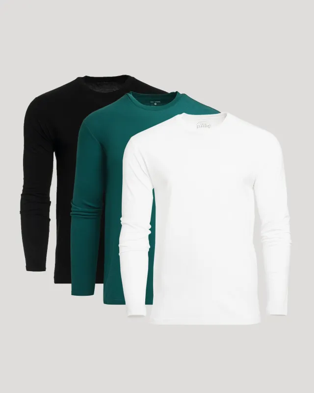 Classic Long Sleeve Crew 3-Pack sold by True Classic