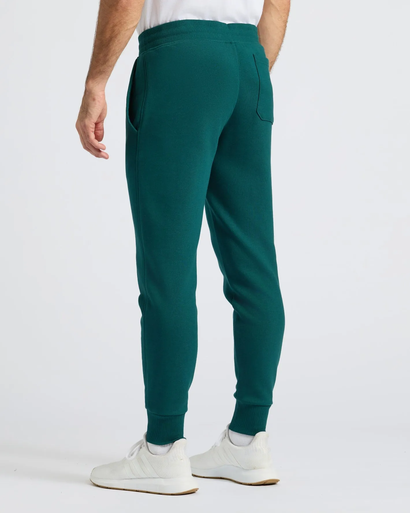 Deep Emerald Fleece French Terry Joggers sold by True Classic product image thumbnail 4