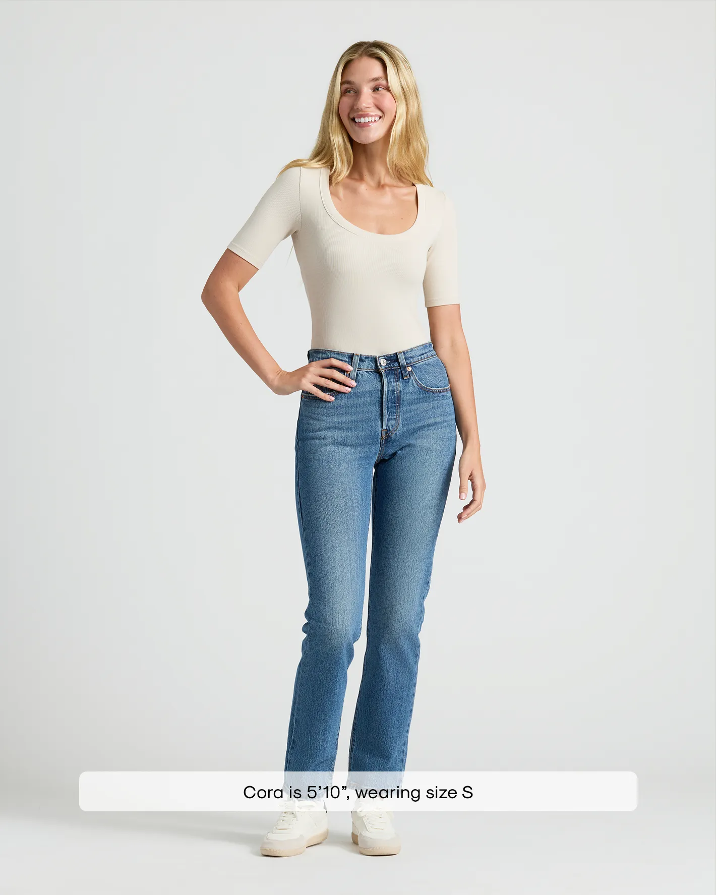 Womens Oatmeal Ribbed 3/4 Sleeve Scoop Neck Tee 3-Pack sold by True Classic product image thumbnail 2