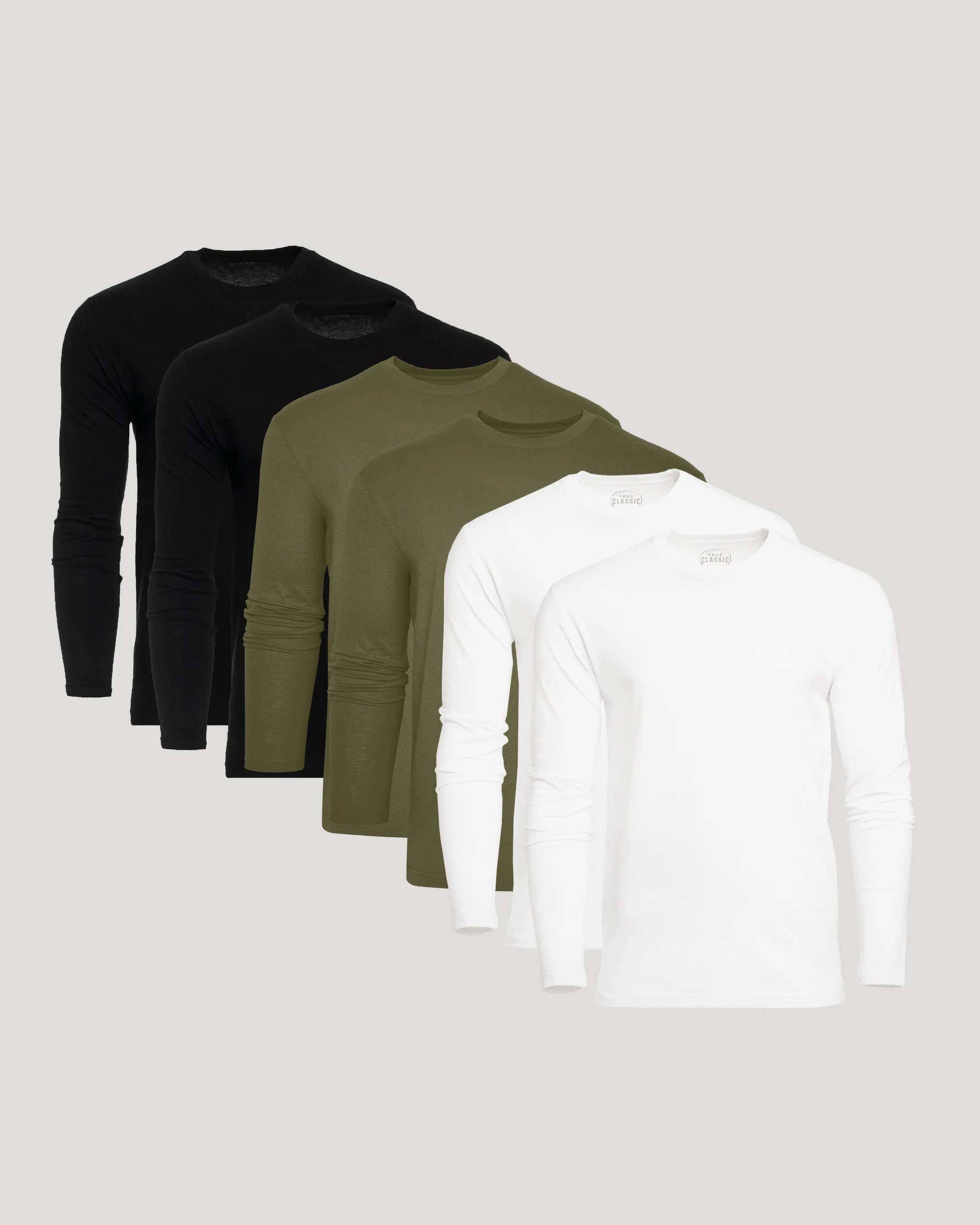 Classic Long Sleeve Crew Neck 6-Pack sold by True Classic