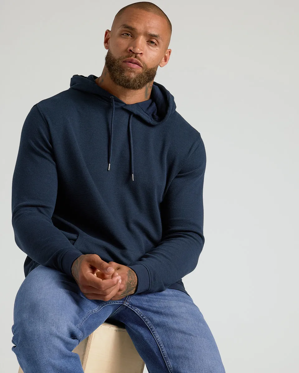Heather Gray & Navy Waffle Hoodie 2-Pack sold by True Classic product image thumbnail 5