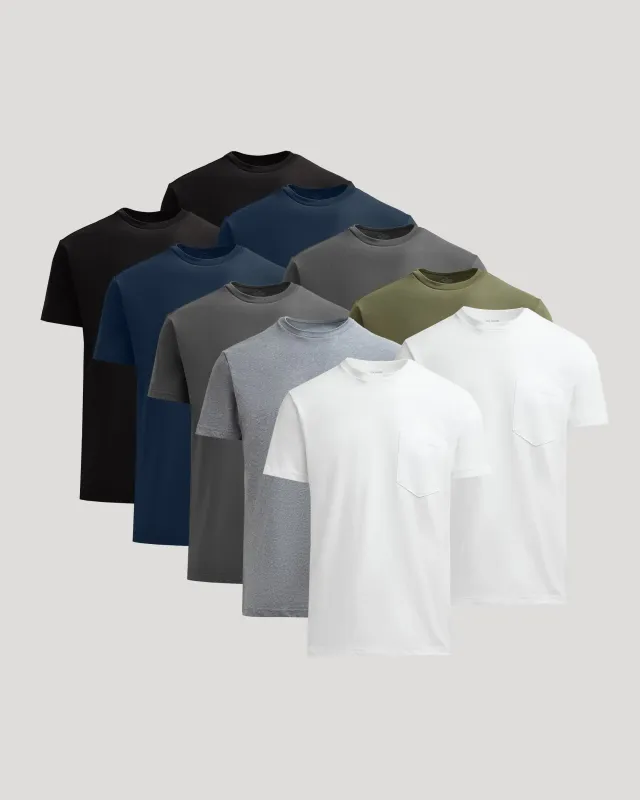 Staple Heavyweight Pocket Crew 10-Pack sold by True Classic