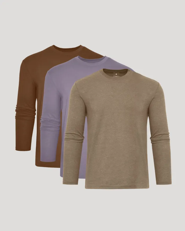 Seasonal Classic Long Sleeve Crew 3-Pack sold by True Classic