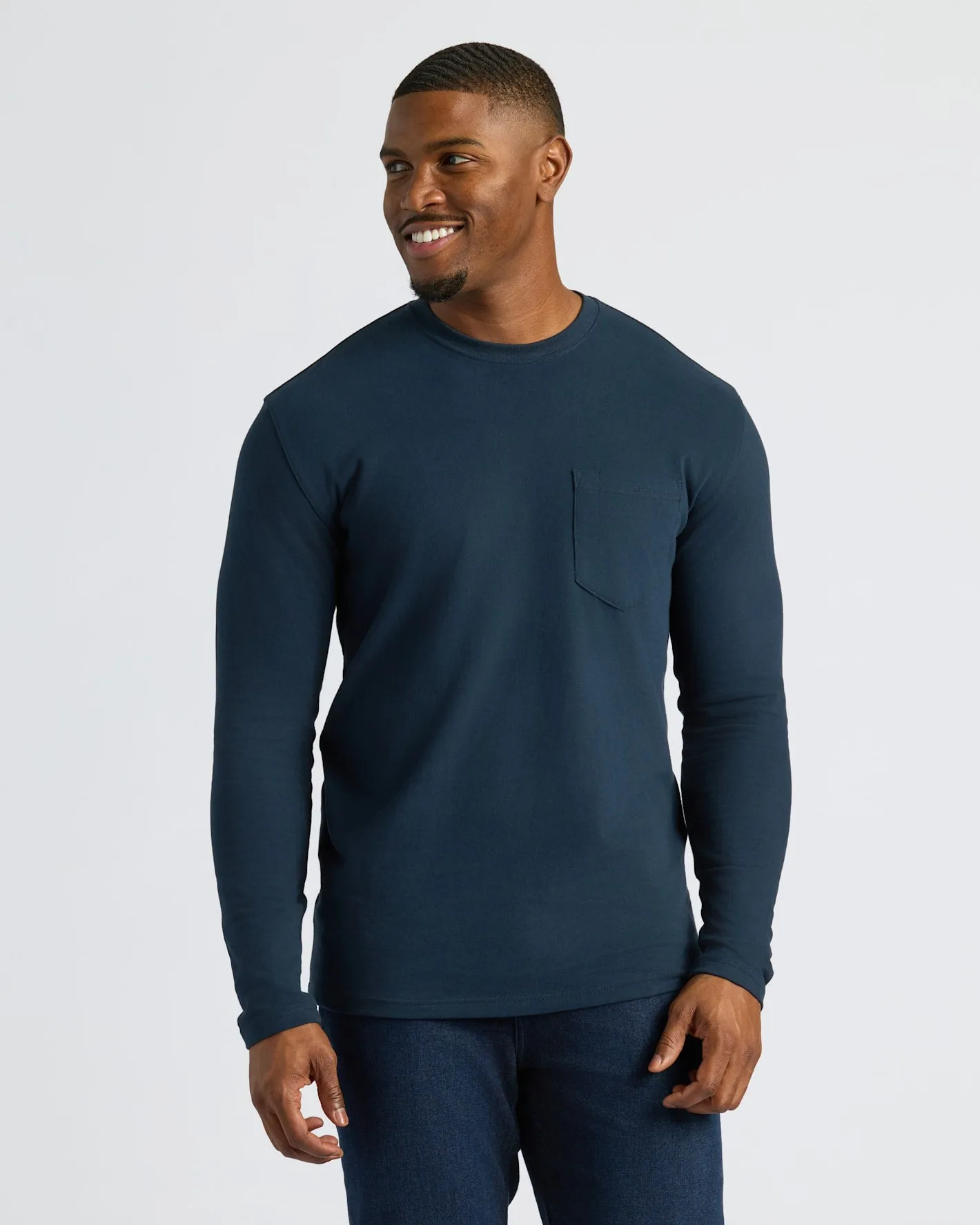 Staple Tall Heavyweight Long Sleeve Pocket Crew 4-Pack sold by True Classic product image thumbnail 5
