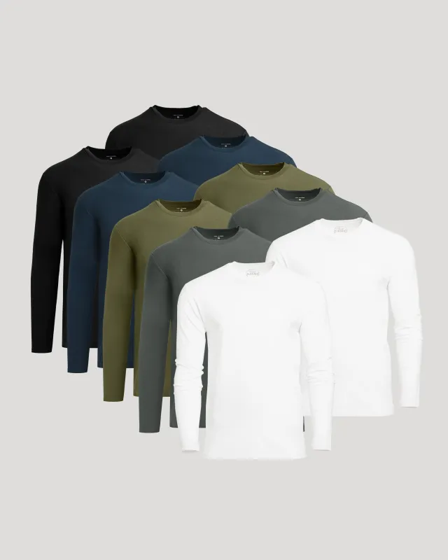 Staple Classic Long Sleeve Crew Neck 10-Pack sold by True Classic