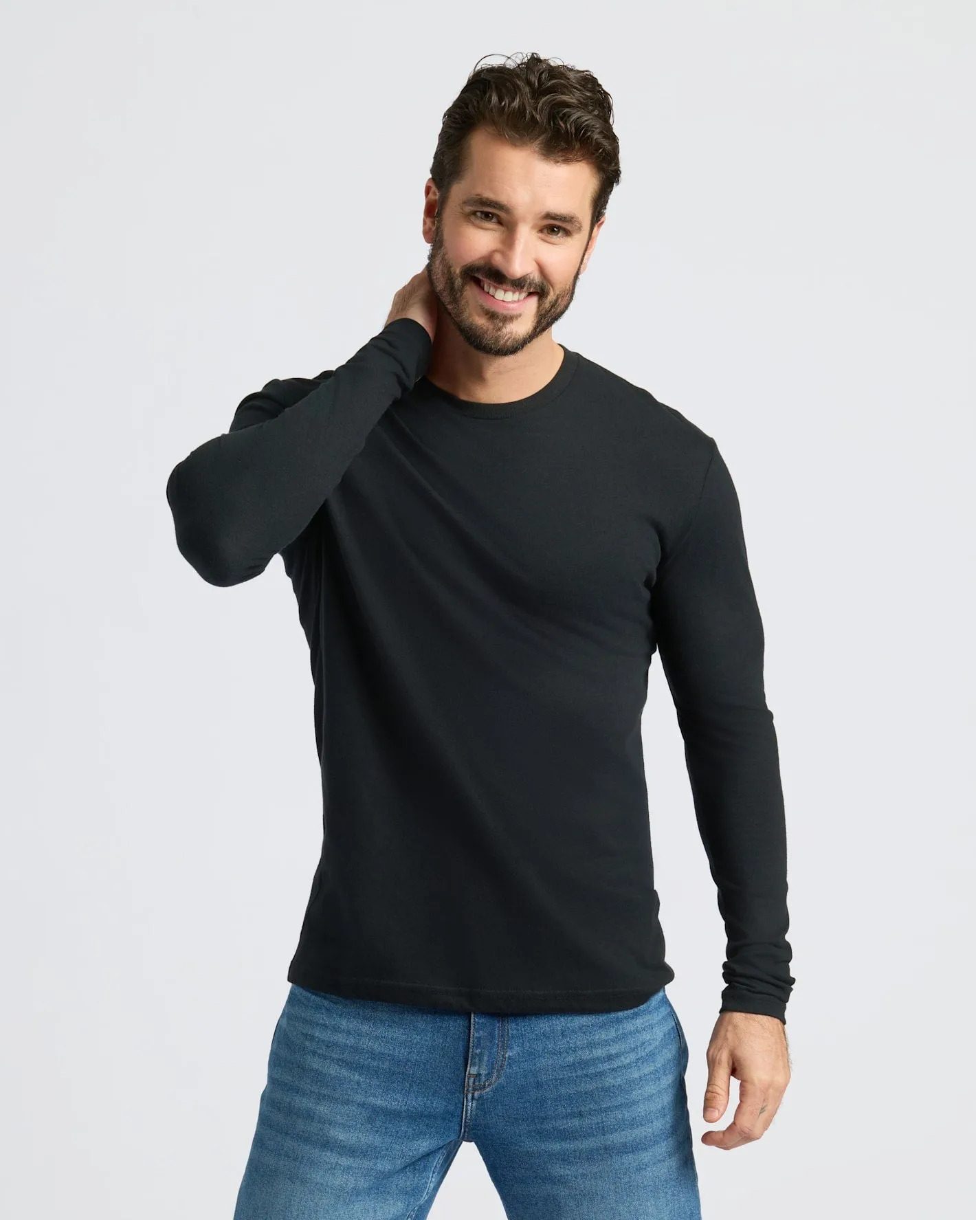 Black Classic Long Sleeve Crew Neck 10-Pack sold by True Classic product image thumbnail 2