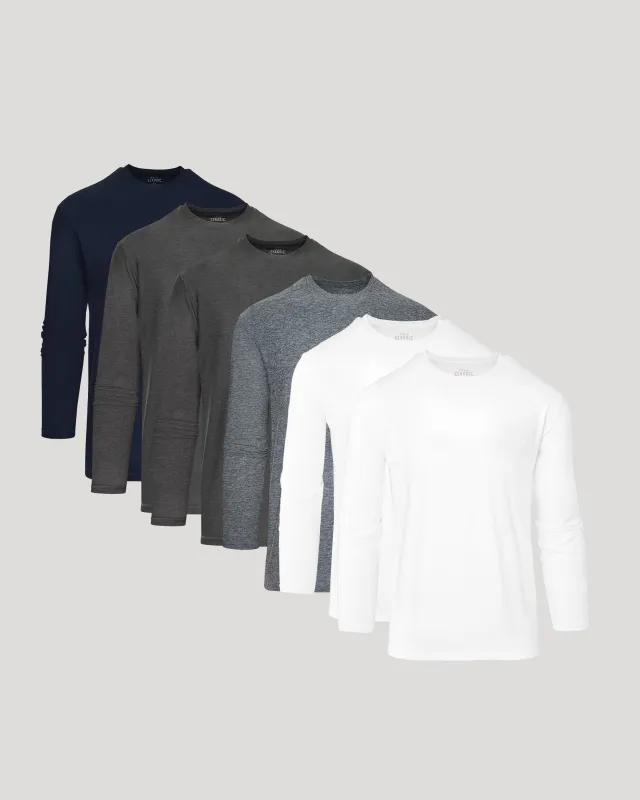 Active Long Sleeve Crew 6-Pack sold by True Classic