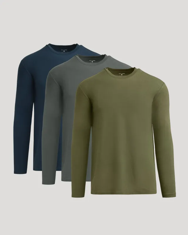 Classic Long Sleeve Crew Neck 3-Pack sold by True Classic