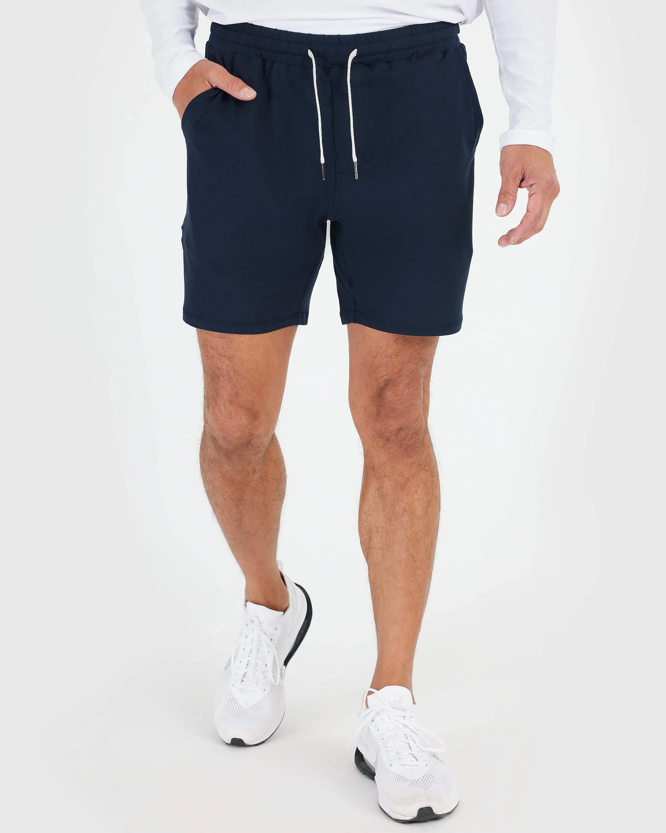 Charcoal & Dark Heather Navy Active Comfort Shorts 2-Pack sold by True Classic product image thumbnail 5