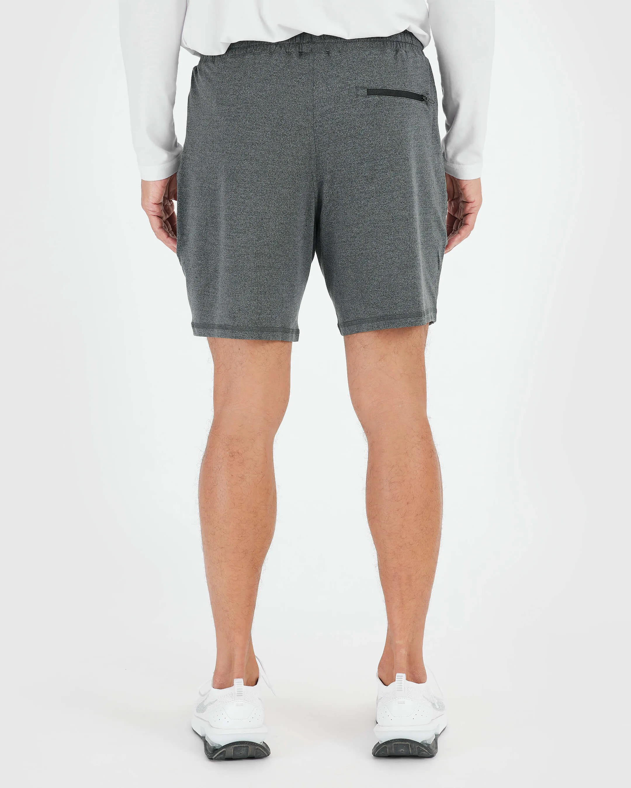 Charcoal & Dark Heather Navy Active Comfort Shorts 2-Pack sold by True Classic product image thumbnail 3