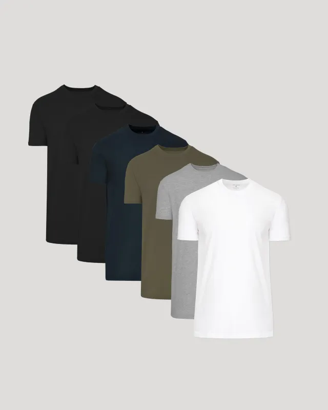 Tall Straight Hem T-Shirt 6-Pack sold by True Classic