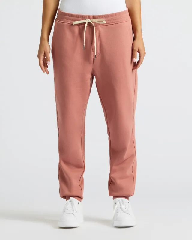 Womens Rose Fleece French Terry Joggers sold by True Classic