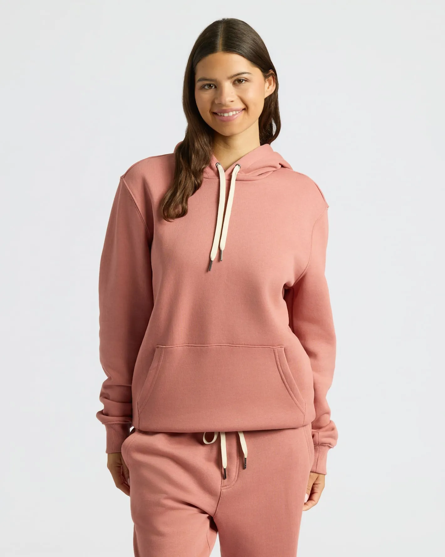 Womens Rose Fleece French Terry Pullover Hoodie sold by True Classic product image thumbnail 5