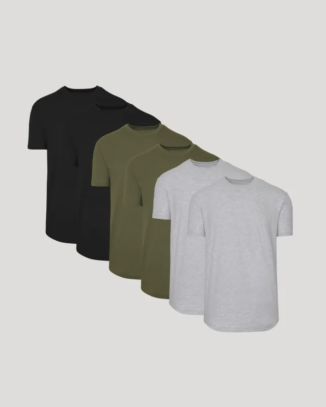 Classic Curved Hem Crew 6-Pack sold by True Classic