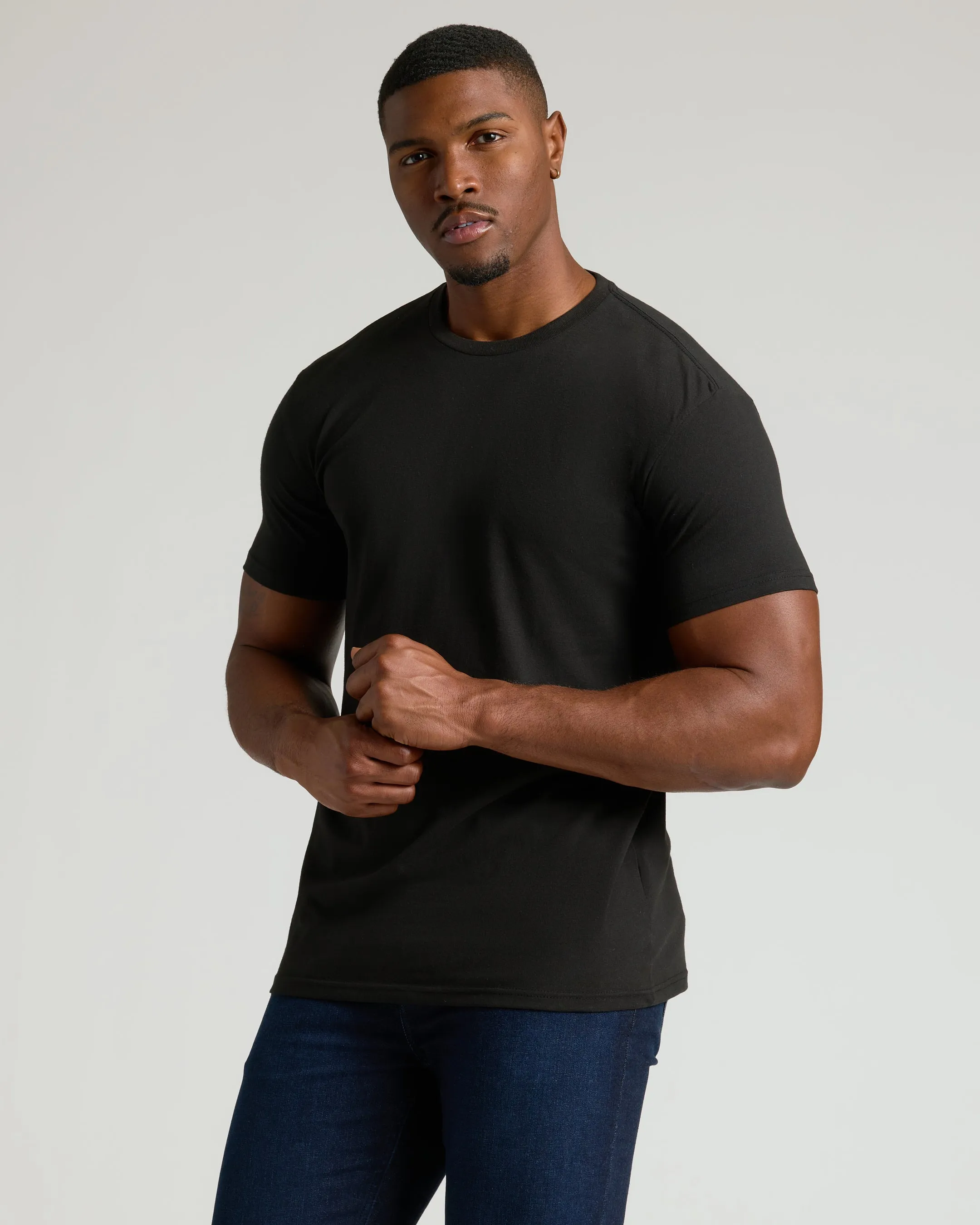 Straight Hem Crew Neck T-Shirt 10-Pack sold by True Classic product image thumbnail 2
