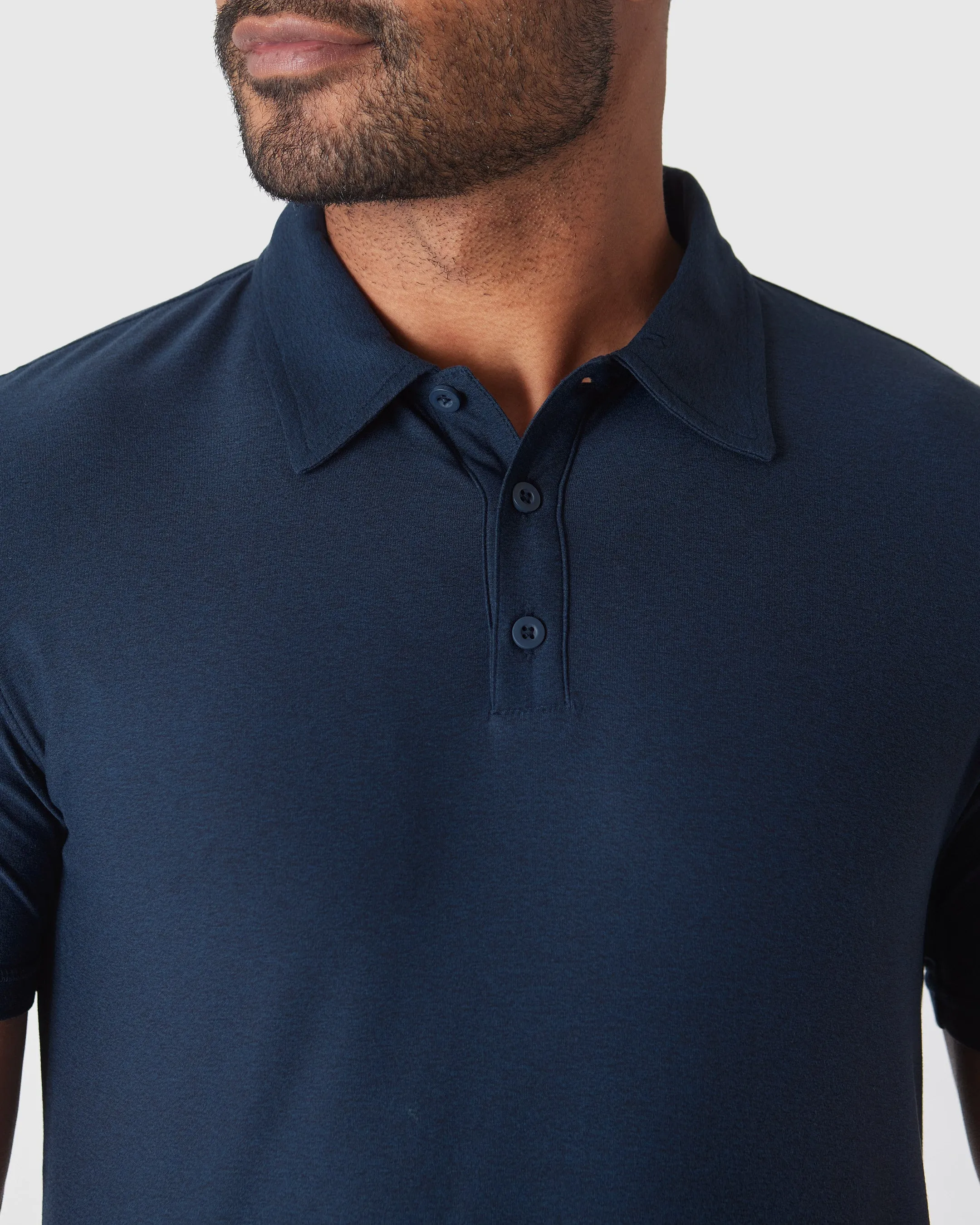 Dark Heather Cadet Active Polo 2.0 sold by True Classic product image thumbnail 5