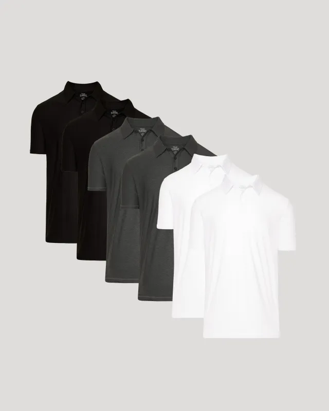 Active Polos 6-Pack sold by True Classic
