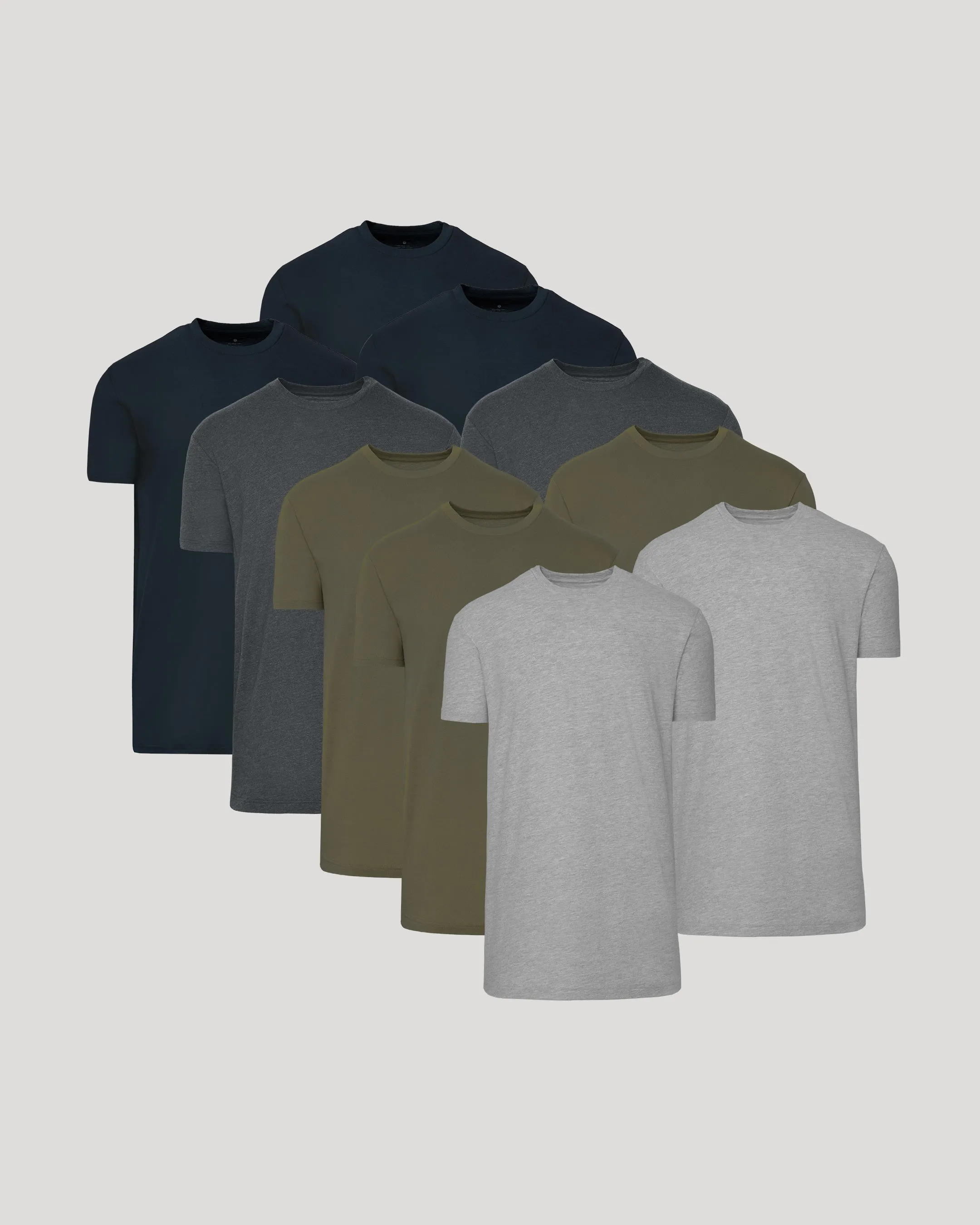 Straight Hem Crew Neck T-Shirt 10-Pack sold by True Classic
