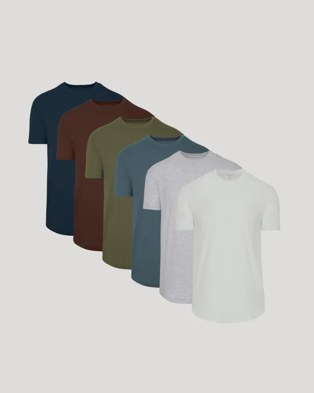 Classic Curved Hem Crew 6-Pack sold by True Classic