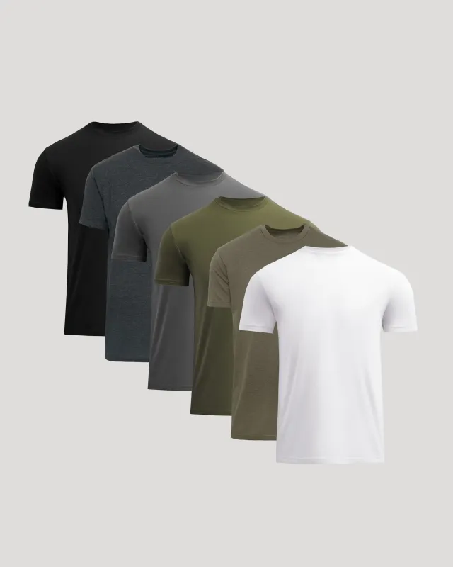 Woodland Shades Crew Neck 6-Pack sold by True Classic