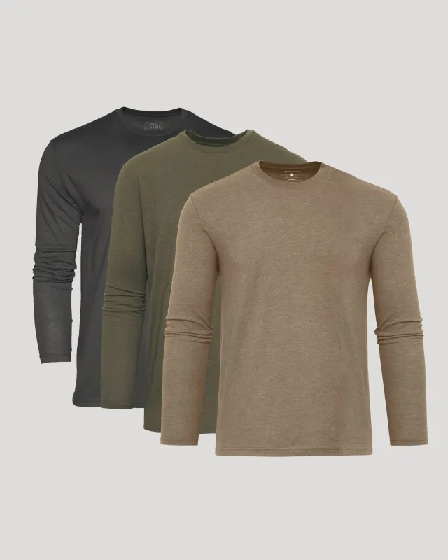 Classic Long Sleeve Crew Neck 3-Pack sold by True Classic
