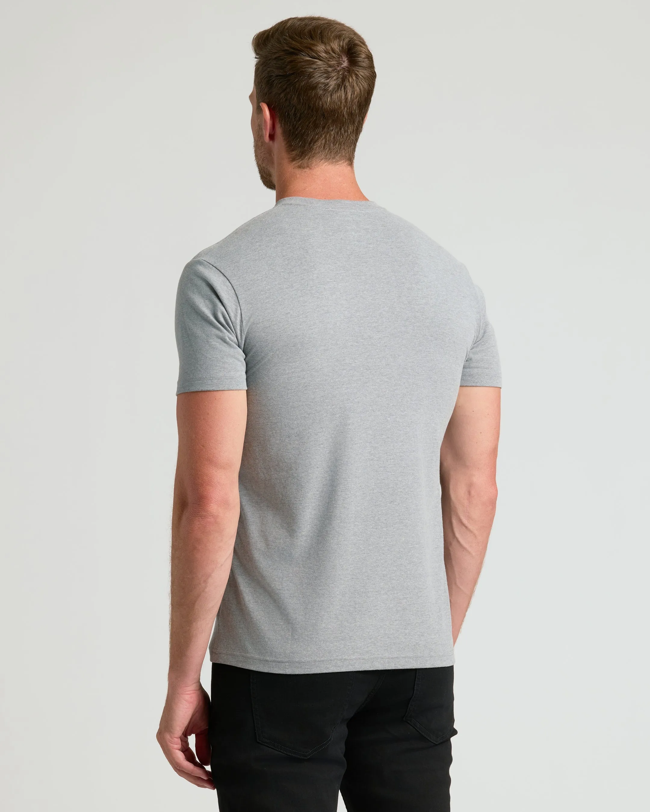 All Heather Gray Classic Crew 3-Pack sold by True Classic product image thumbnail 3