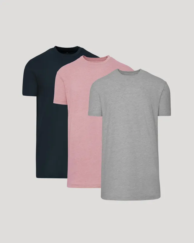 Classic Tall Straight Hem Crew Neck T-Shirt 3-Pack made by True Classic