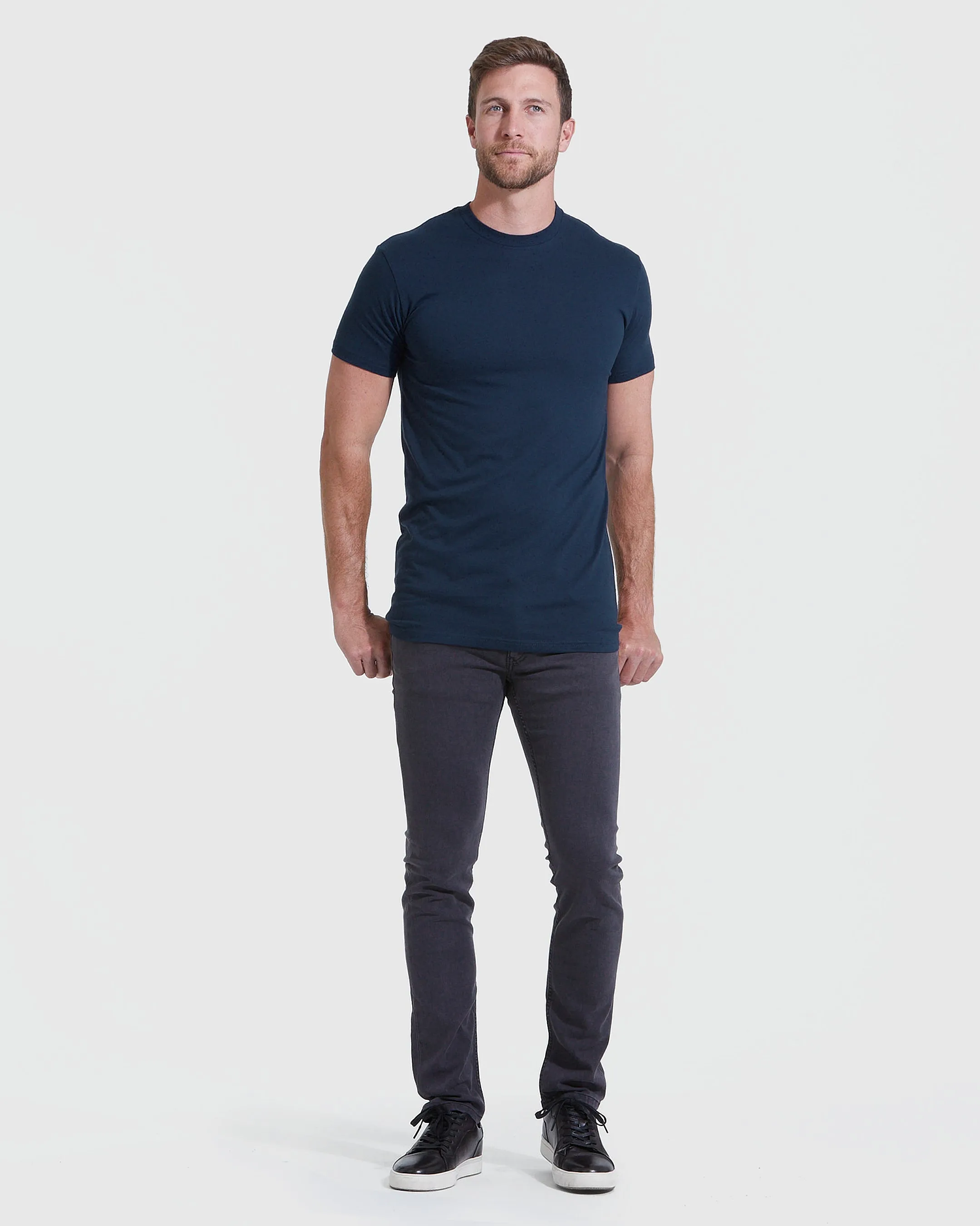 Classic Tall Straight Hem Crew Neck T-Shirt 3-Pack sold by True Classic product image thumbnail 3