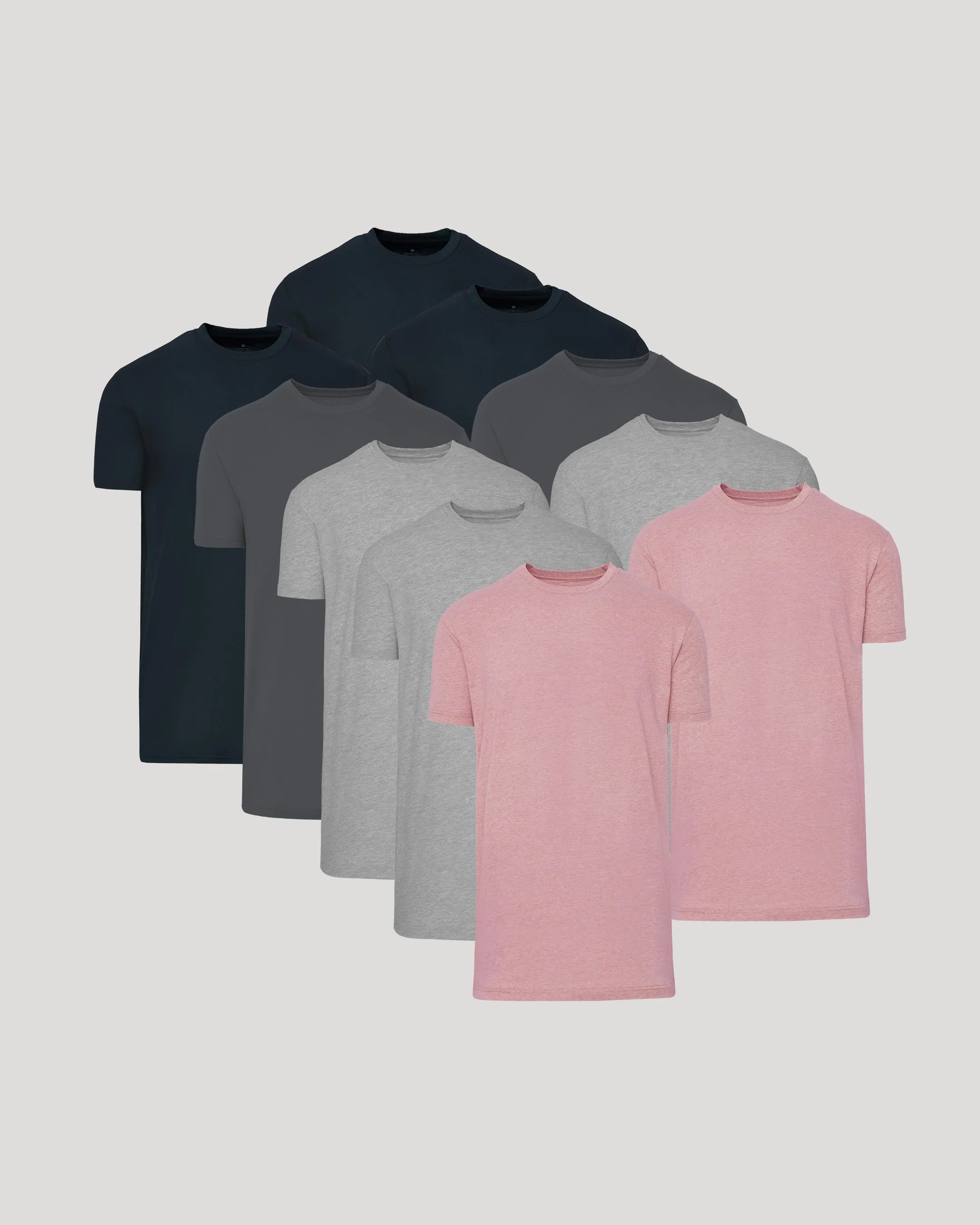 Tall Straight Hem Crew Neck T-Shirt 10-Pack sold by True Classic