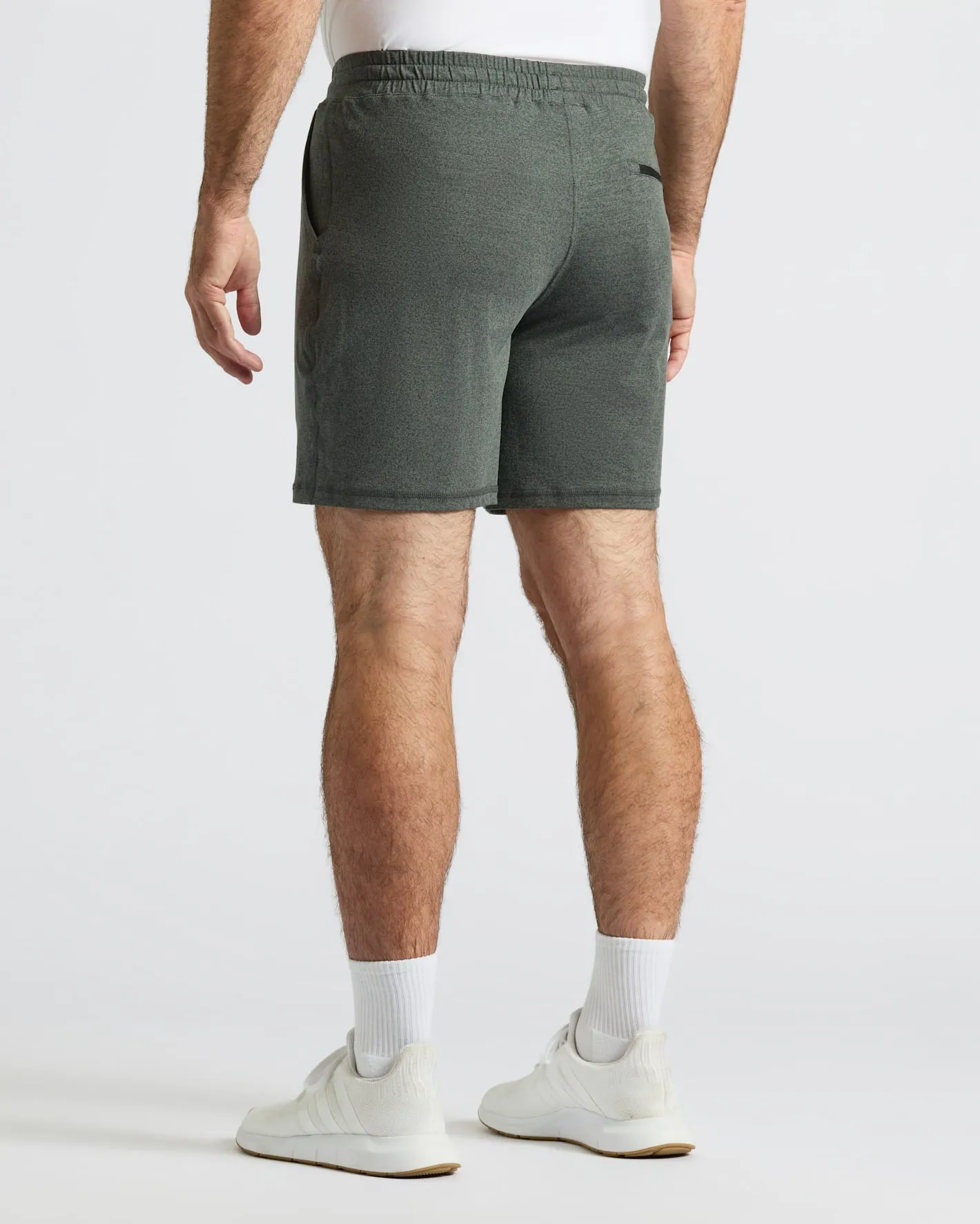Charcoal Heather Gray Active Comfort Shorts sold by True Classic product image thumbnail 4