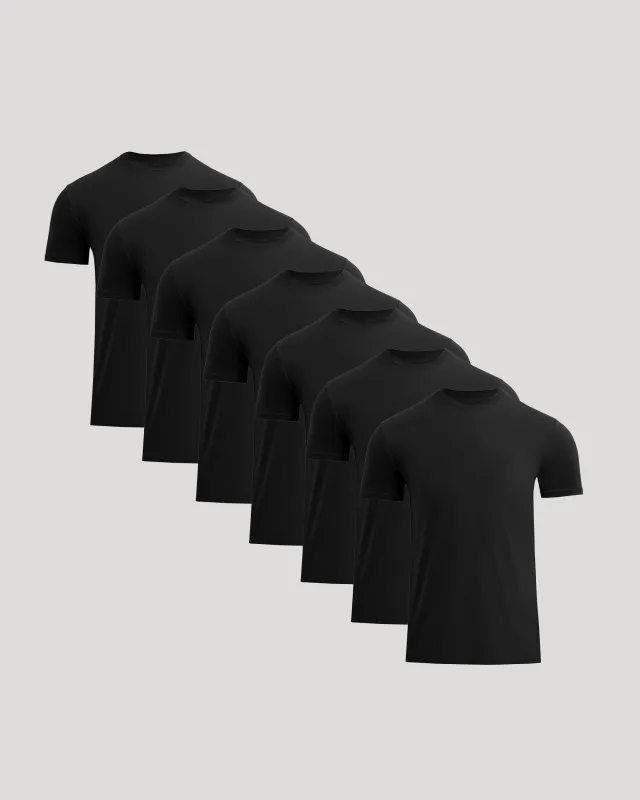 All Black Crews sold by True Classic