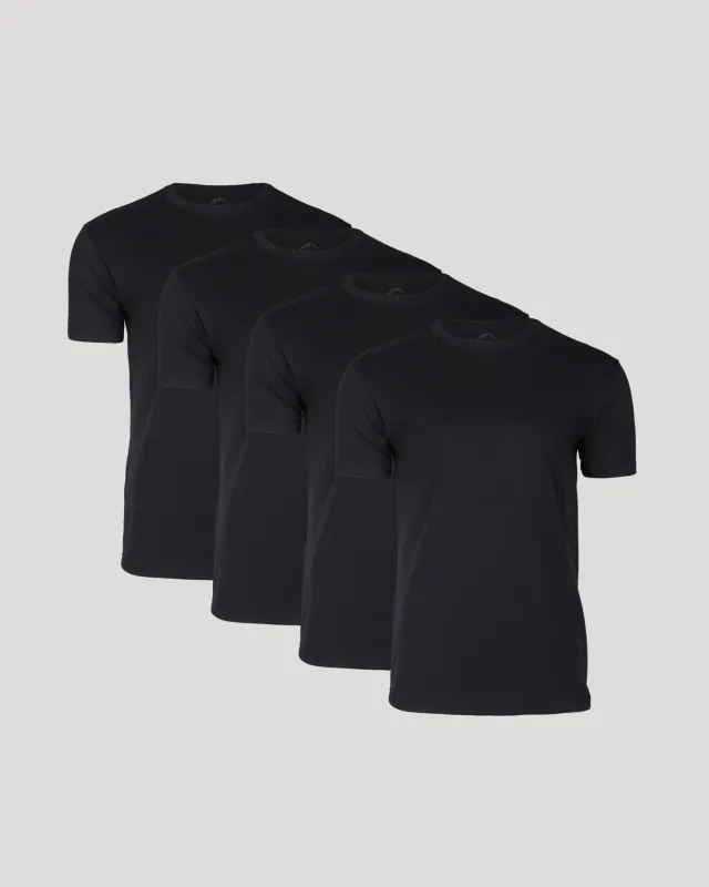 All Black Crews sold by True Classic