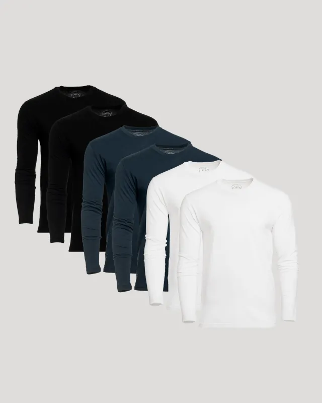 Long Sleeve Crews 6-Pack sold by True Classic