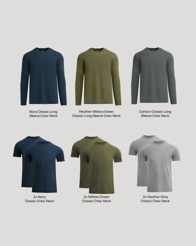 Classic Crews 9-Pack sold by True Classic