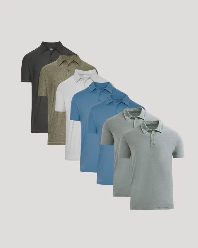 Variety Polos 7-Pack sold by True Classic