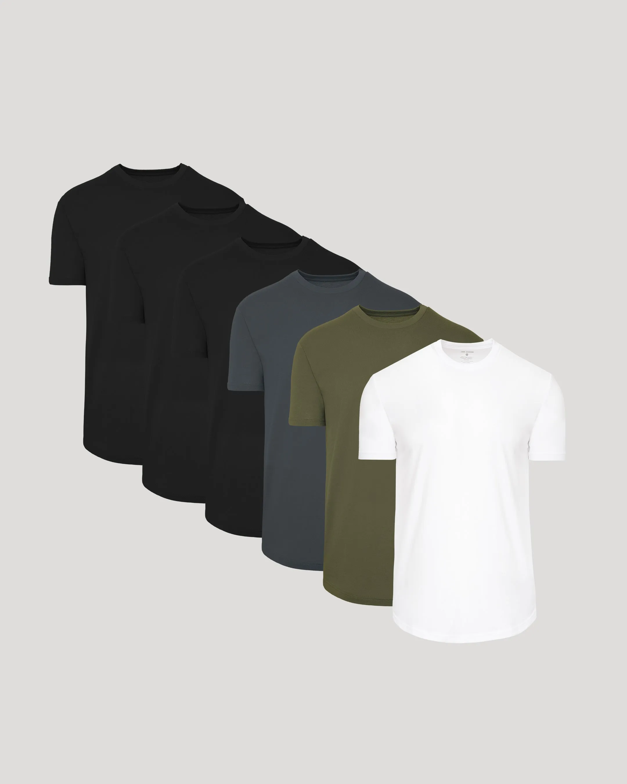 Classic Curved Hem Crew 6-Pack sold by True Classic