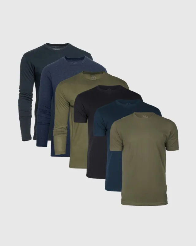 Holiday Core Sleeve Variety 6-Pack sold by True Classic