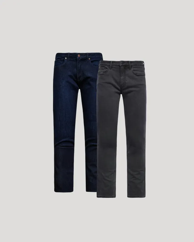Straight Comfort Stretch Jeans 2-Pack sold by True Classic