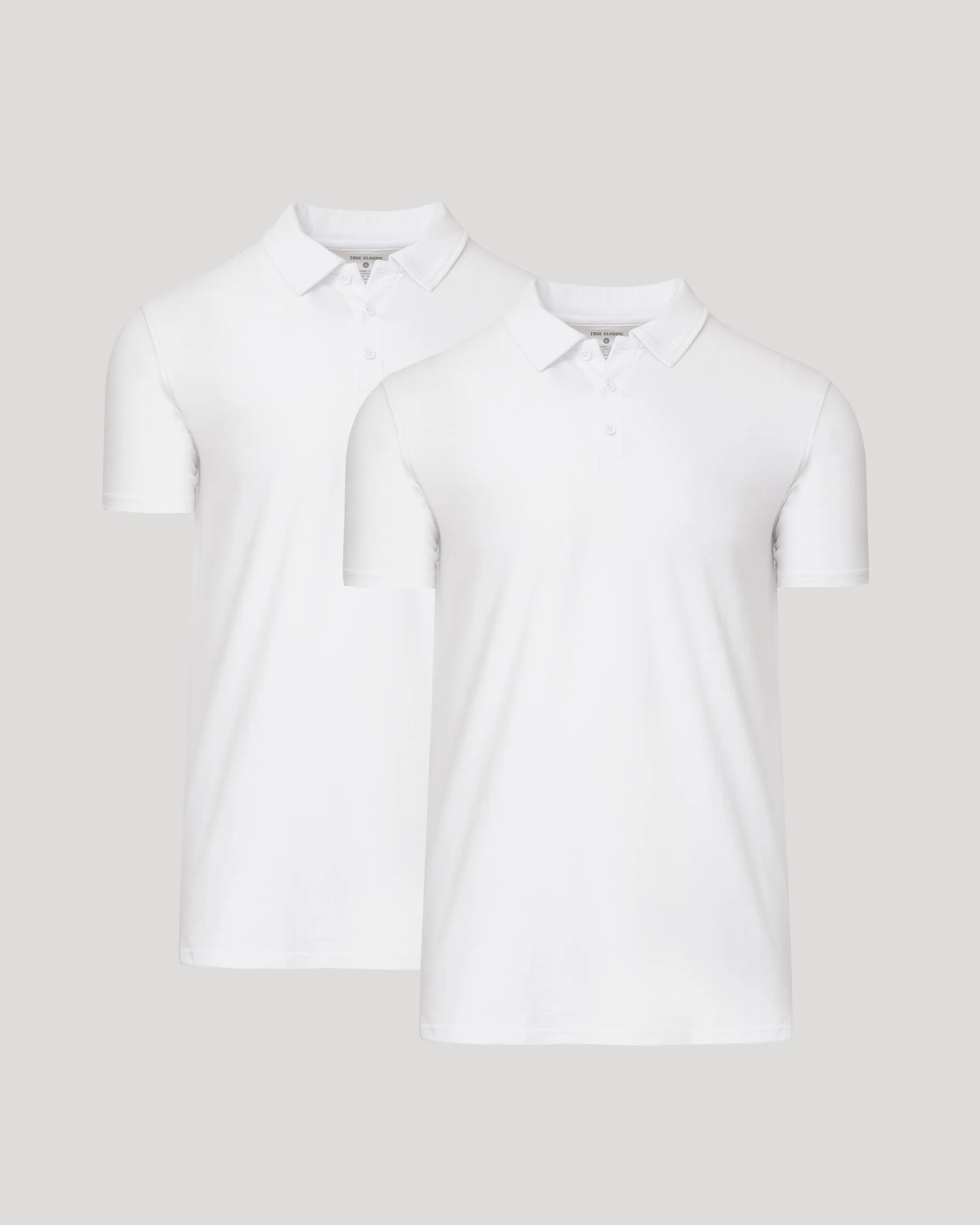 White Tall Classic Polo 2-Pack sold by True Classic